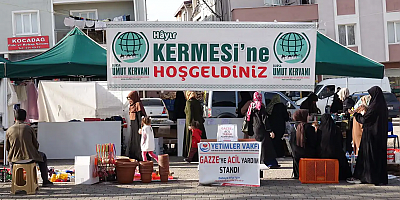 Bursa Umut Kervanı, yetim ve muhtaçlar yararına kermes düzenledi