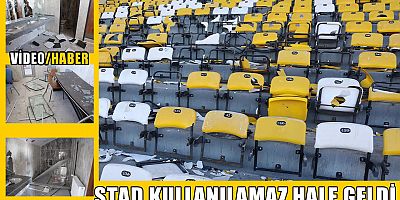 Bursaspor taraftarı Muş Stadı'nı kullanılamaz hale getirdi: Zarar 5 milyon TL