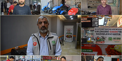 “Bütün Gelirimiz Gazze’ye” kampanyasına Siirt’ten büyük destek