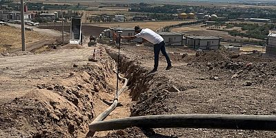 Çarıklı Mahallesi Şahintepesi’nde 5 bin 300 metrelik içme suyu hattı tamamlandı