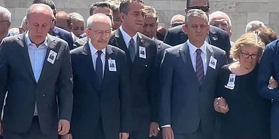 CENAZEDE DİKKAT ÇEKEN KARE! CHP'DE BUZLAR MI ERİYOR?