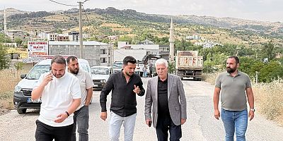 Çermik’te TOKİ Yolu Yenileniyor