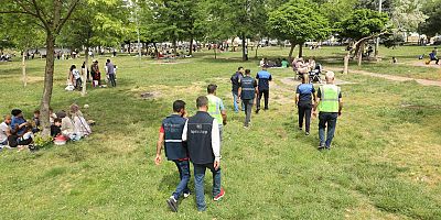 Çevre sağlığı için Newroz Parkı'nda denetim