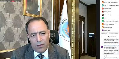 Çevrimiçi olarak Deprem ve Çocuk Sempozyumu Özel Oturumu yapıldı