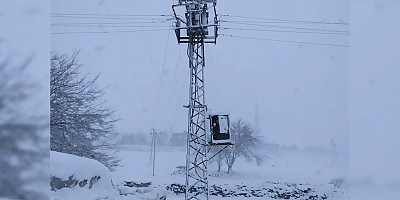 Çınar'da kar yağışı etkili oluyor