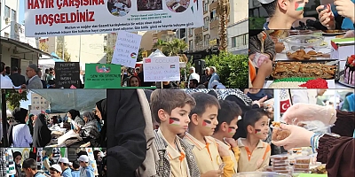 Cizre İlçe Müftülüğü'nden Gazze yararına hayır çarşısı
