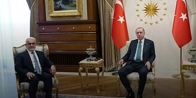Cumhurbaşkanı Erdoğan, HÜDAPAR Genel Başkanı Yapıcıoğlu’nu kabul etti