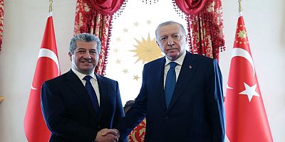 Cumhurbaşkanı Erdoğan, IKBY Başbakanı Barzani ile görüştü