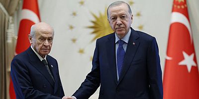 Cumhurbaşkanı Erdoğan MHP Genel Başkanı Bahçeli'yi kabul etti