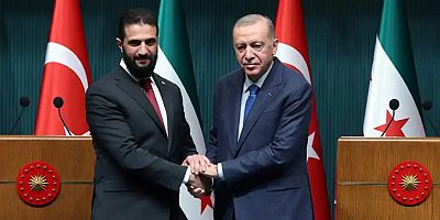 Cumhurbaşkanı Erdoğan, Şara ile görüştü