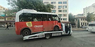 Dağkapı’da halk otobüsü arızalandı: Yolcular başka otobüse aktarıldı