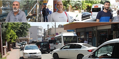 Dar yol, yoğun trafik: Ergani esnafı çözüm bekliyor