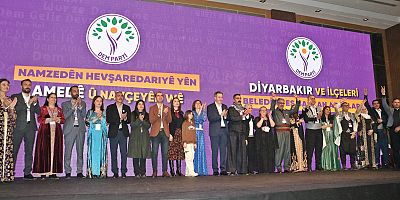 DEM Parti, Diyarbakır’da Belediye  Eşbaşkan Adaylarını Tanıttı