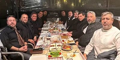 Denizlispor ile Amedspor Yönetimi  yemekte bir araya geldiler