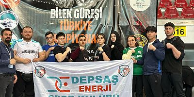 DEPSAŞ Enerji Sporcuları Türkiye Bilek Güreşi Şampiyonası’na Damga Vurdu