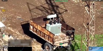 Derik'te Mobil Kaçak Trafolar Dronlardan Kaçamadı 