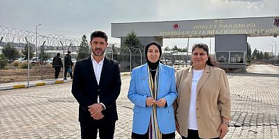 DEVA Partili Esen Diyarbakır Cezaevinde küçük çocuklarıyla kalan kadınları ziyaret etti