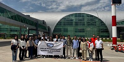 Dicle Üniversitesi Havacılık Kulübü Öğrencilerinden Diyarbakır Havalimanı’na Teknik Gezi