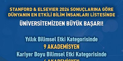 Dicle Üniversitesinden Dünya Bilim İnsanları Listesinde Büyük Başarı: 11 Akademisyen Listede