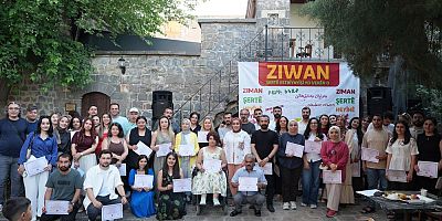 Dil kurslarını tamamlayan 100 kursiyere belgeleri verildi
