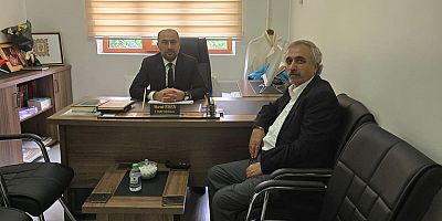 Din Görevlileri Haftası’nda Anlamlı Buluşma Özer’den Müftü Yardımcısı Eren’e Ziyaret