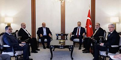 Dışişleri Bakanı Fidan, HAMAS heyetiyle görüştü