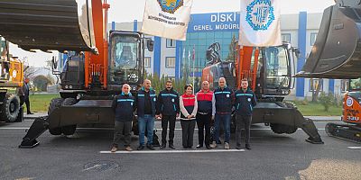 DİSKİ, altyapı hizmetlerindeki kapasitesini yeni iş makineleriyle artırdı