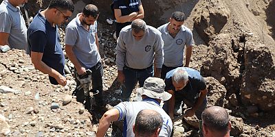 DİSKİ, ana isale hattındaki arızayı onarmak için çalışmalara başladı