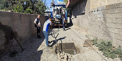 DİSKİ, Bismil’de kış öncesi kanalizasyon temizliğini hızlandırdı
