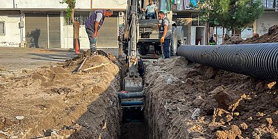 DİSKİ, Bismil’de yağmur suyu hattı çalışmalarına başladı