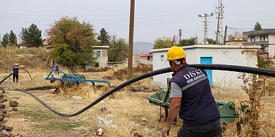 DİSKİ’den Silvan’a 2 bin 800 metre içme suyu hattı