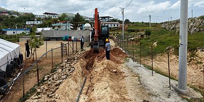 DİSKİ’den Silvan Boyunlu Mahallesi’ne 850 metrelik yeni içme suyu hattı