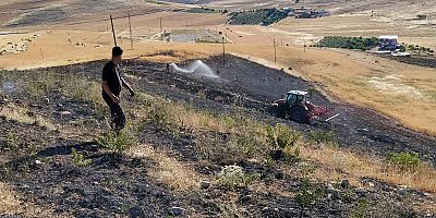 DİSKİ’den Silvan’daki Tarla Yangınlarına Destek
