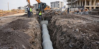 DİSKİ, Jiyan Caddesi’nde yağmur suyu hattı yapımına başladı