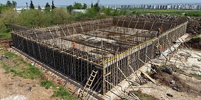DİSKİ’nin Talaytepe İçme Suyu Deposu İnşaatında Yüzde 50 Seviyesine Ulaşıldı