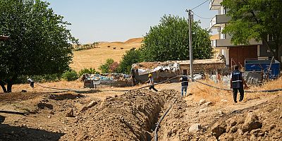 DİSKİ, Nohuttepe Mahallesi’nde 1,5 kilometrelik içme suyu hattını yeniliyor
