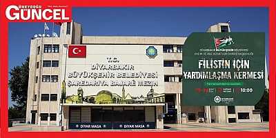 Diyarbakır Büyükşehir Belediyesi, Filistin İçin Kermes Düzenliyor