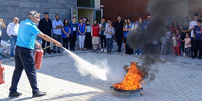Diyarbakır Büyükşehir Belediyesi, İtfaiye Haftası Kapsamında Eğitim ve Tatbikatla Yangın Bilinci Oluşturuyor