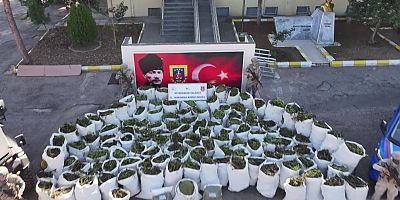 Diyarbakır'da 2 ton 200 kilogram esrar ele geçirildi