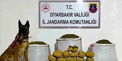 Diyarbakır'da 76 kilogram toz esrar ele geçirildi