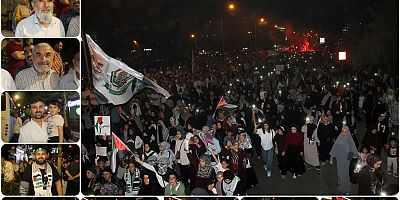  Diyarbakır'da Aksa Tufanı yıldönümü etkinliklerine katılan, duygu ve düşüncelerini paylaştı