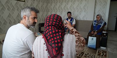 DİYARBAKIR’DA BAYRAM ÖNCESİ 600 YAŞLI VATANDAŞA EV ZİYARETİ