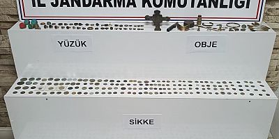 Diyarbakır’da Bizans dönemine ait tarihi eserler ele geçirildi