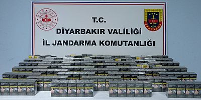 Diyarbakır’da çok sayıda kaçak malzeme ele geçirildi