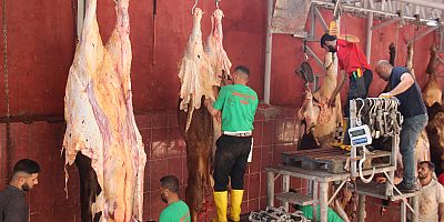 Diyarbakır’da dört yardım kuruluşunun kurban kesimleri başladı