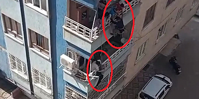 Diyarbakır'da down sendromlu çocuk balkondan düşmekten son anda kurtarıldı