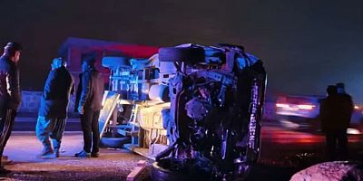 Diyarbakır'da işçi servisi devrildi: 16 yaralı