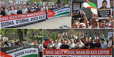 Diyarbakır'da İslami STK'lardan siyonist rejime tepki: Sumud ve Gazze yalnız değildir