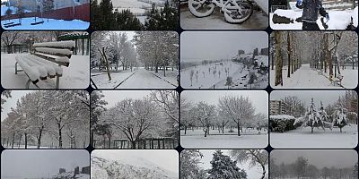 Diyarbakır’da kar sonrası kartpostallık manzaralar