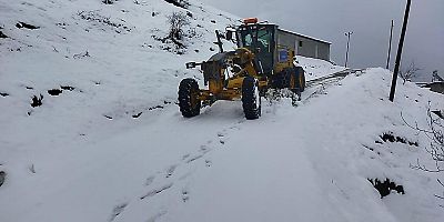 Diyarbakır’da Kardan kapanan kırsal mahalle yolları ulaşıma açılıyor